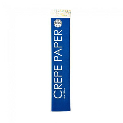 Crepe Papier Navy Blauw 50cm 2,5m van WeFiesta koop je bij Partywinkel