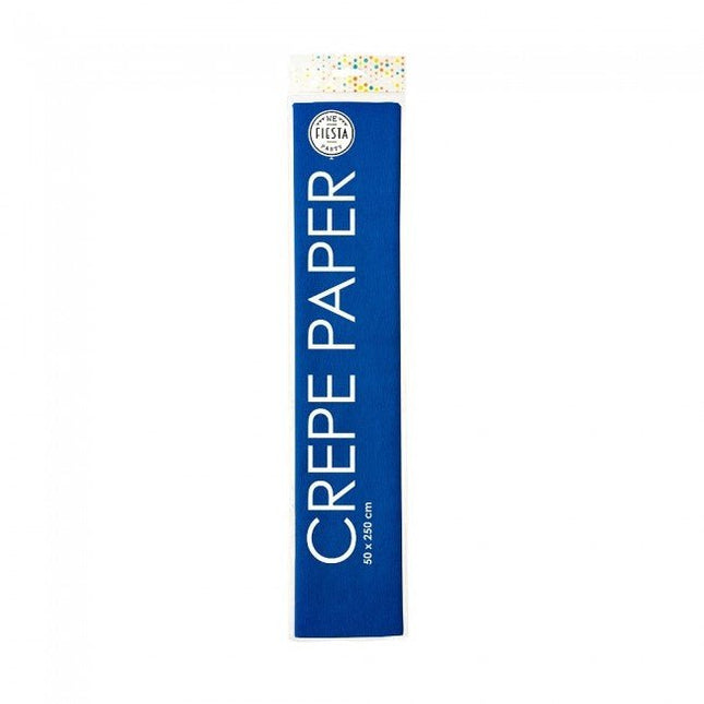 Crepe Papier Navy Blauw 50cm 2,5m van WeFiesta koop je bij Partywinkel