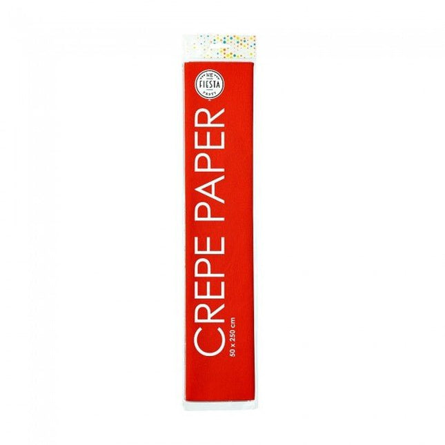 Crepe Papier Rood 50cm 2,5m van WeFiesta koop je bij Partywinkel