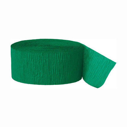Crepe Slinger Groen 24m van Unique koop je bij Partywinkel