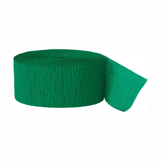 Crepe Slinger Groen 24m van Unique koop je bij Partywinkel