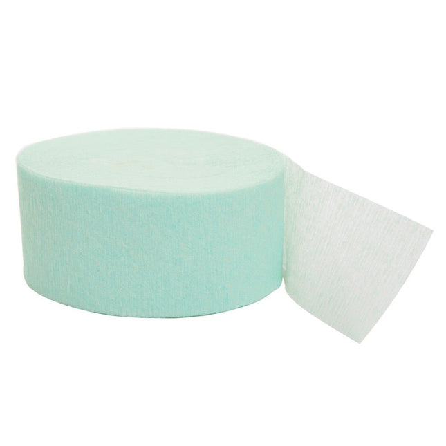 Crepe Slinger Mint Groen 24m van Unique koop je bij Partywinkel