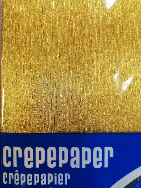Crepepapier Goud 50cm 1,5m van Haza Witbaard koop je bij Partywinkel