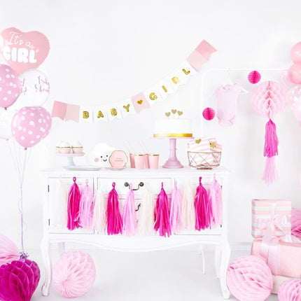 Cupcake Vormpjes Lichtroze Pastel 7,6cm 6st van Partydeco koop je bij Partywinkel