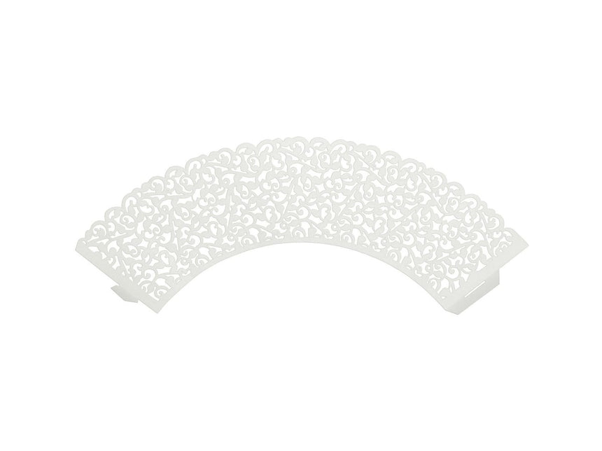 Cupcake Vormpjes Wit 8,5cm 10st van Partydeco koop je bij Partywinkel