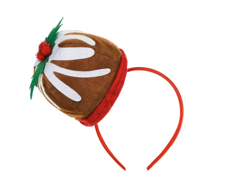 Cupcake with Mistletoe Headband, 19x19cm van Partydeco koop je bij Partywinkel