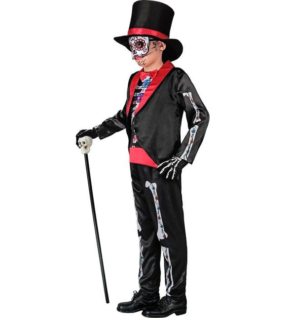 Dag Van De Doden Kostuum Jongen van Widmann koop je bij Partywinkel