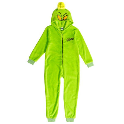 De Grinch Onesie Groen Kind van Riethmueller koop je bij Partywinkel