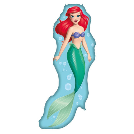 De Kleine Zeemeermin Helium Ballon Leeg 99cm van Procos koop je bij Partywinkel