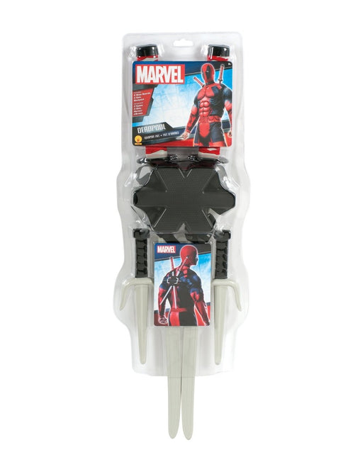 Deadpool Nep Wapenset 5 delig van Rubies koop je bij Partywinkel
