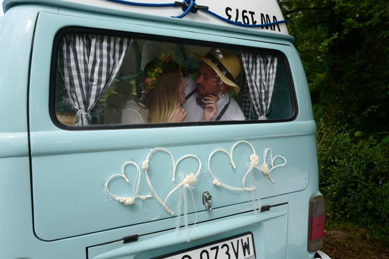 Decoratie Hart Wit 2st van Partydeco koop je bij Partywinkel