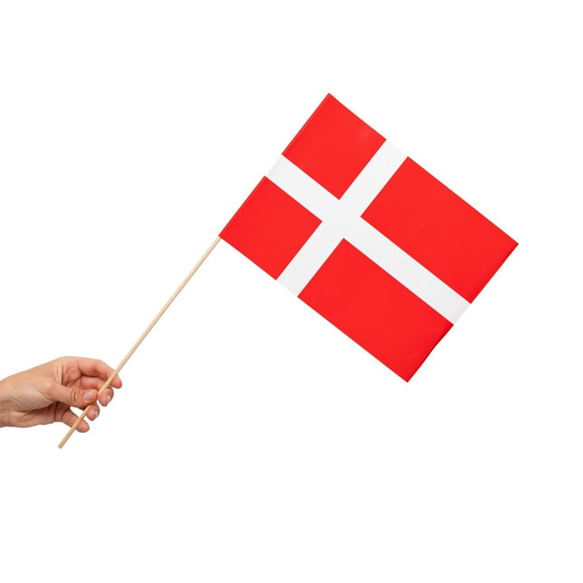 Denemarken Vlag 10st van WeFiesta koop je bij Partywinkel