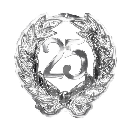 Deurbord 25 Jaar Zilver 45cm van Boland koop je bij Partywinkel