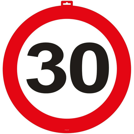 Deurbord 30 Jaar 47cm van Folat koop je bij Partywinkel