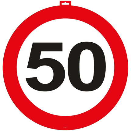 Deurbord 50 Jaar 47cm van Folat koop je bij Partywinkel