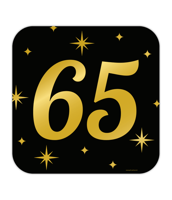 Deurbord 65 Jaar 50cm van Paper Dreams koop je bij Partywinkel
