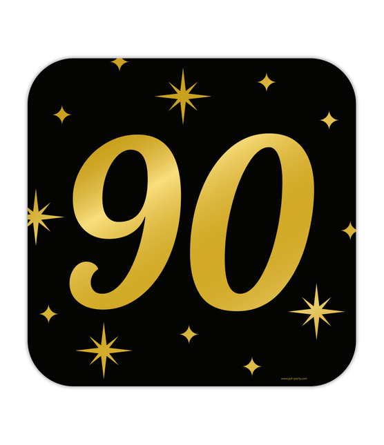 Deurbord 90 Jaar 50cm van Paper Dreams koop je bij Partywinkel