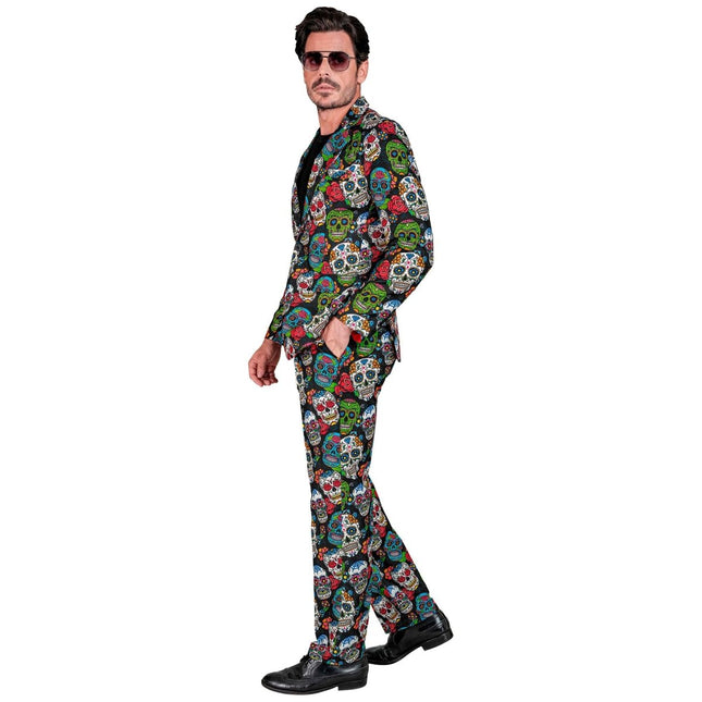 Dia De Los Muertos Kostuum Heren van Widmann koop je bij Partywinkel