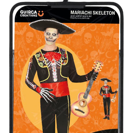 Dia De Los Muertos Kostuum Heren 4 delig van Fiestas Guirca koop je bij Partywinkel