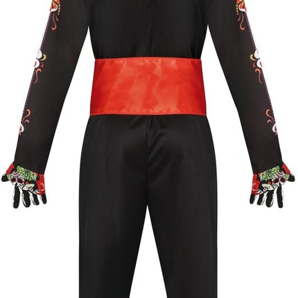 Dia De Los Muertos Kostuum Heren 4 delig van Fiestas Guirca koop je bij Partywinkel