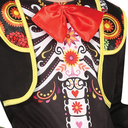Dia De Los Muertos Kostuum Jongen Skelet Mariachi van Fiestas Guirca koop je bij Partywinkel