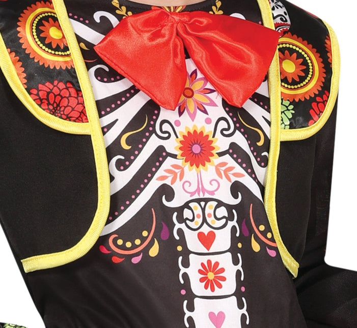 Dia De Los Muertos Kostuum Jongen Skelet Mariachi van Fiestas Guirca koop je bij Partywinkel