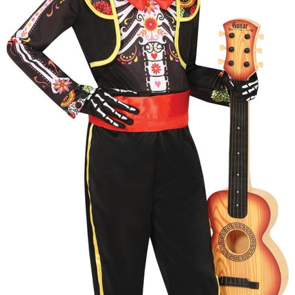 Dia De Los Muertos Kostuum Jongen Skelet Mariachi van Fiestas Guirca koop je bij Partywinkel