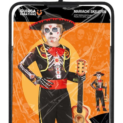 Dia De Los Muertos Kostuum Jongen Skelet Mariachi van Fiestas Guirca koop je bij Partywinkel