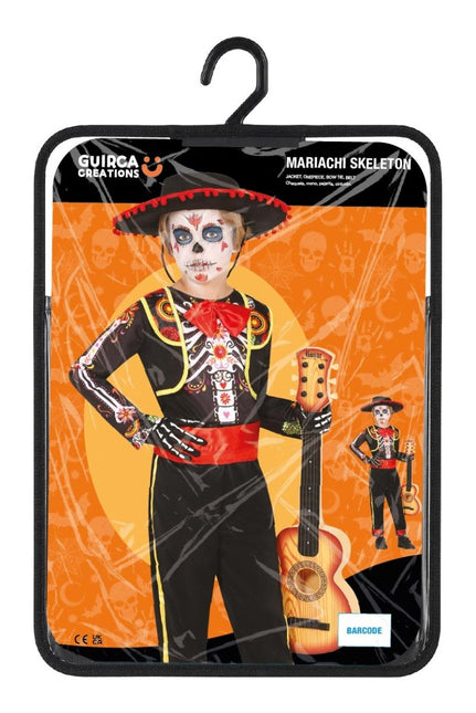 Dia De Los Muertos Kostuum Jongen Skelet Mariachi van Fiestas Guirca koop je bij Partywinkel