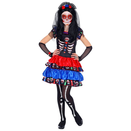 Dia De Los Muertos Kostuum Kind van Widmann koop je bij Partywinkel