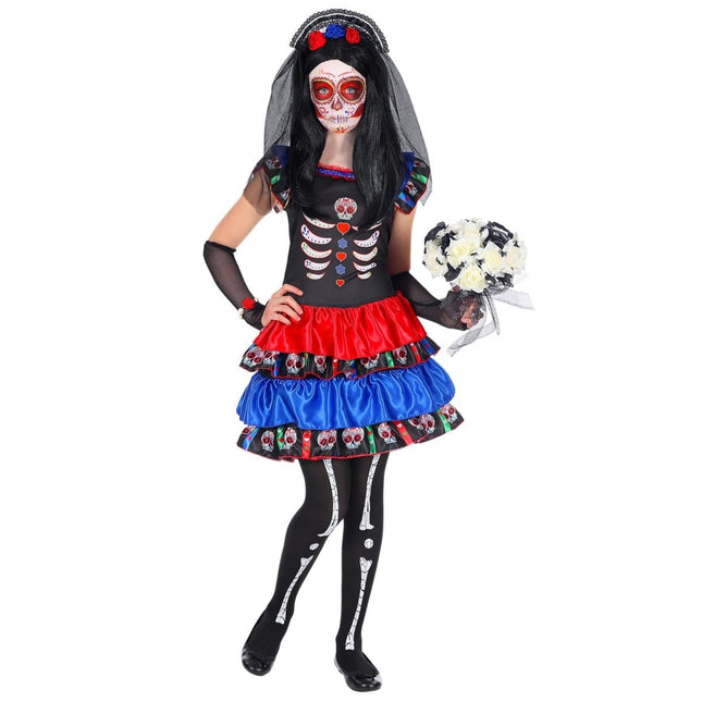 Dia De Los Muertos Kostuum Kind van Widmann koop je bij Partywinkel