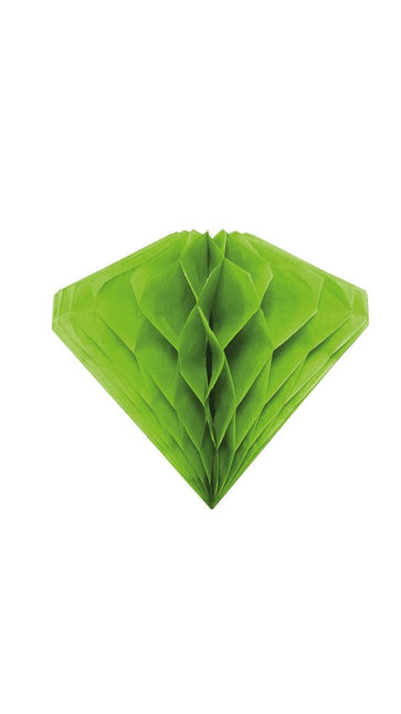 Diamant Honeycomb Groen 20cm van Procos koop je bij Partywinkel