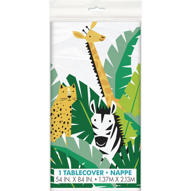 Dieren Tafelkleed Safari 2,13m van Unique koop je bij Partywinkel