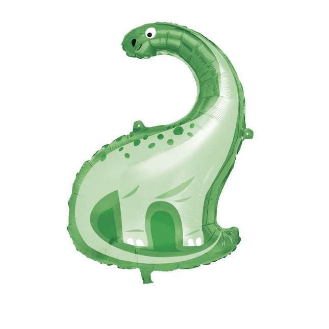 Dino Ballon Groen XL 87cm van Unique koop je bij Partywinkel