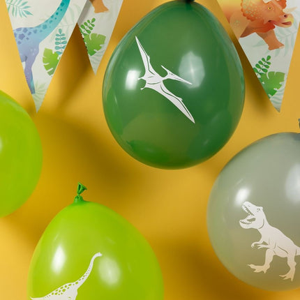 Dino Ballonnen 30cm 8st van Paper Dreams koop je bij Partywinkel