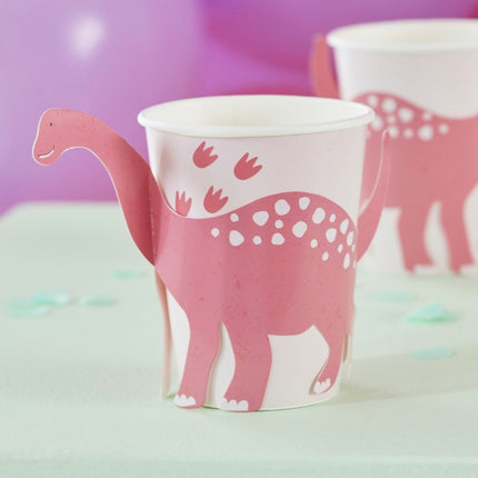 Dino Bekers 250ml 8st van Ginger Ray koop je bij Partywinkel
