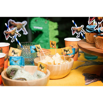 Dino Bekers Gekleurd 250ml 8st van Boland koop je bij Partywinkel