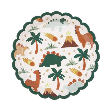 Dino Borden 18cm 6st van Partydeco koop je bij Partywinkel