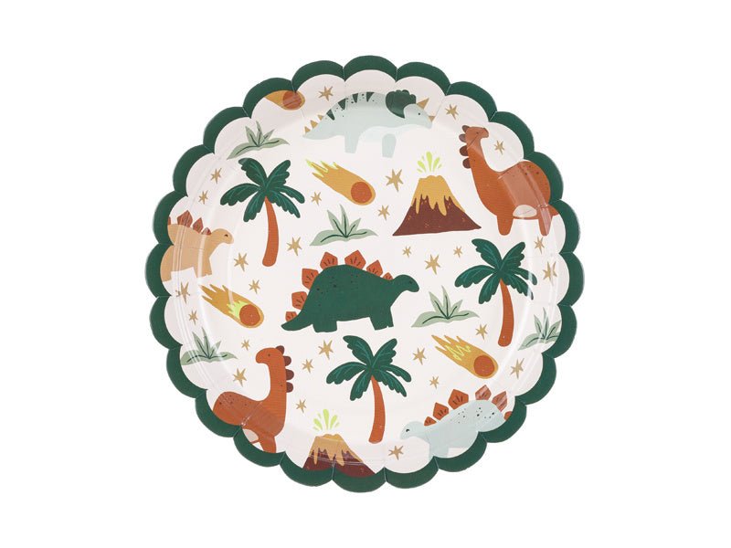 Dino Borden 18cm 6st van Partydeco koop je bij Partywinkel