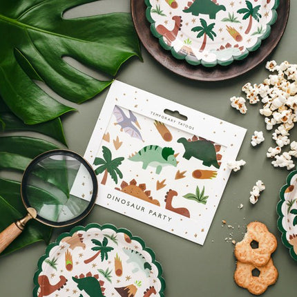 Dino Borden 18cm 6st van Partydeco koop je bij Partywinkel