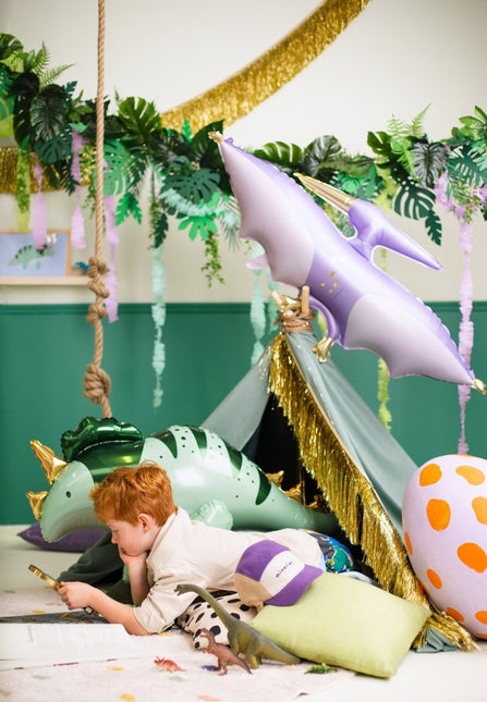 Dino Helium Ballon Leeg 115cm van Partydeco koop je bij Partywinkel