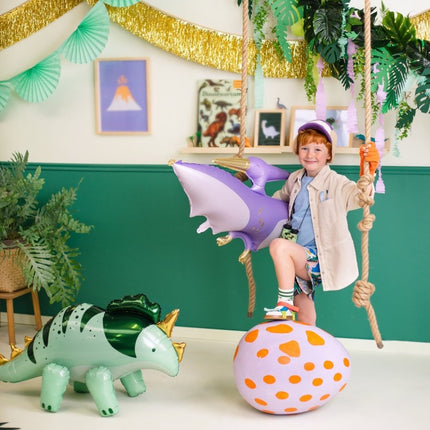 Dino Helium Ballon Leeg 115cm van Partydeco koop je bij Partywinkel