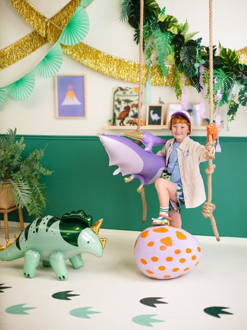 Dino Helium Ballon Leeg 115cm van Partydeco koop je bij Partywinkel