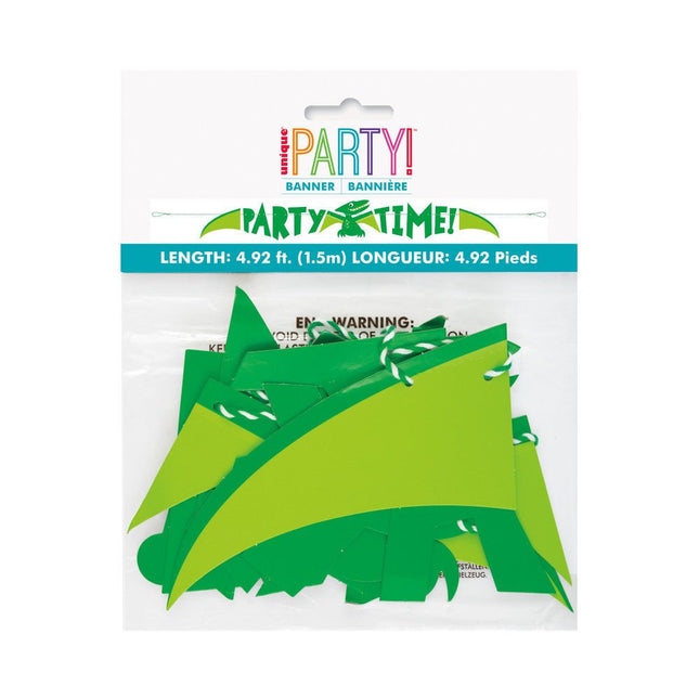 Dino Letterslinger Party Time 1,53m van Unique koop je bij Partywinkel