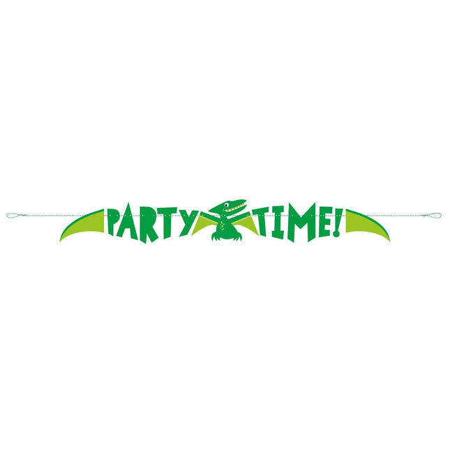 Dino Letterslinger Party Time 1,53m van Unique koop je bij Partywinkel