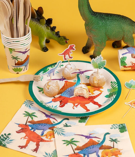 Dino Servetten 16cm 16st van Paper Dreams koop je bij Partywinkel