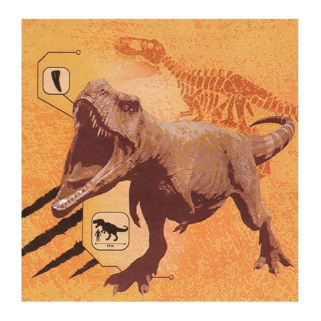 Dino Servetten 33cm 20st van Boland koop je bij Partywinkel