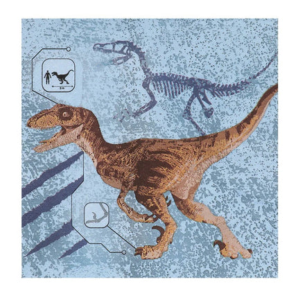 Dino Servetten 33cm 20st van Boland koop je bij Partywinkel