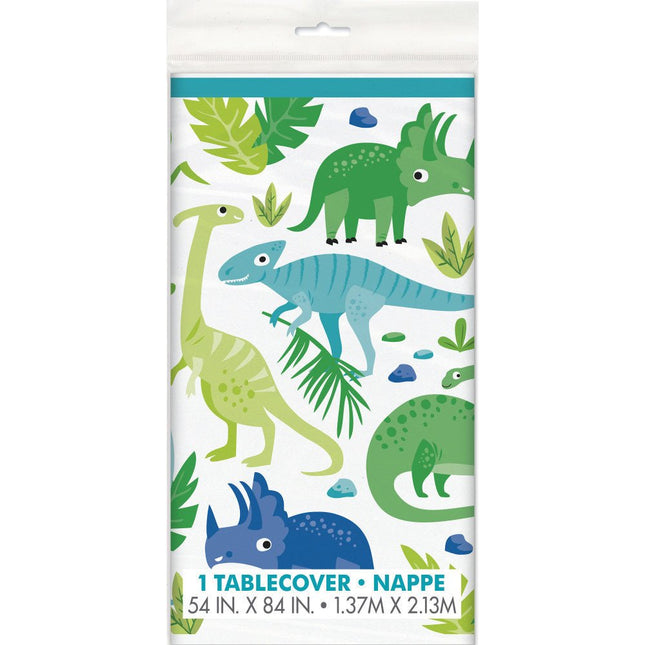 Dino Tafelkleed 2,13m van Unique koop je bij Partywinkel