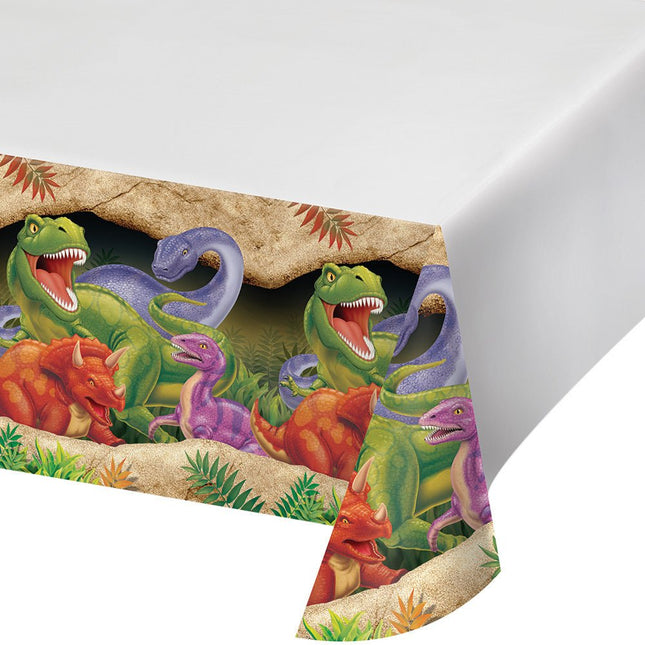 Dino Tafelkleed Plastic 2,59m van Creative Converting koop je bij Partywinkel